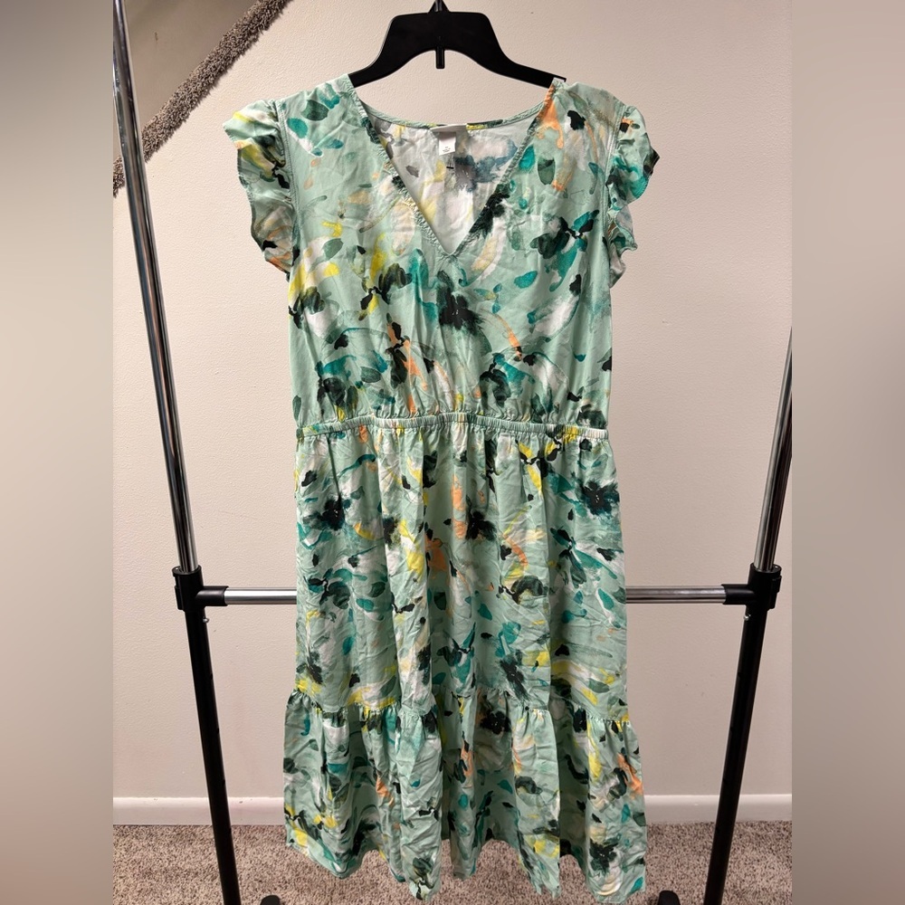 Ava & Viv Women’s 1X Multi Color Dress